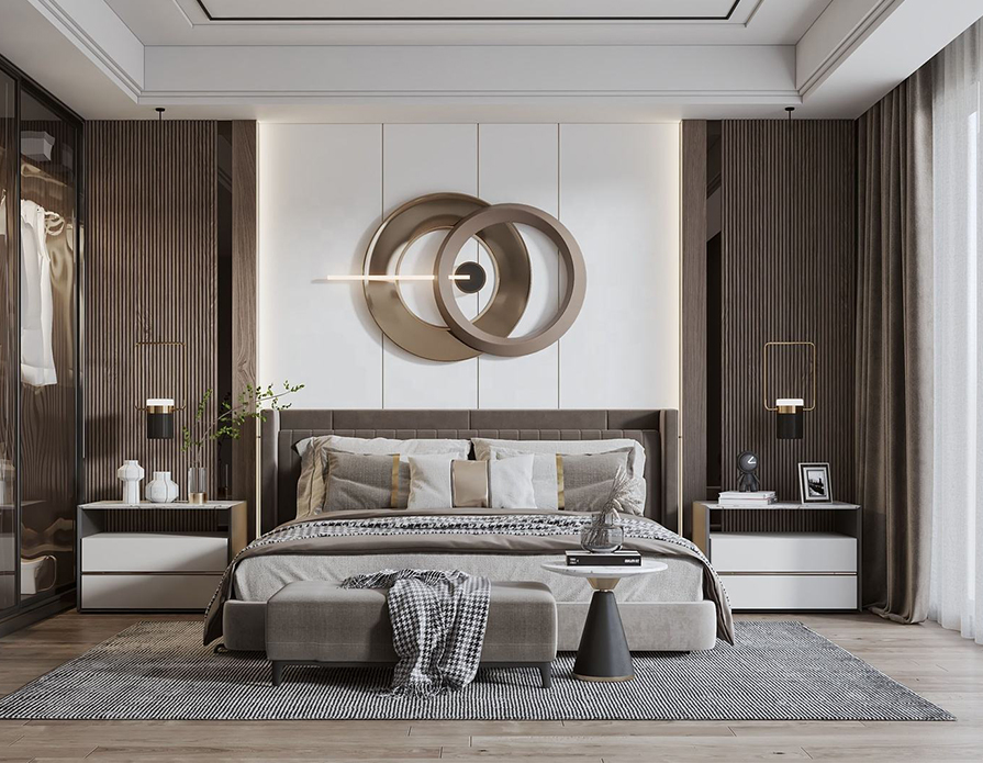 Contemporary Reclining Bedroom Furniture Set