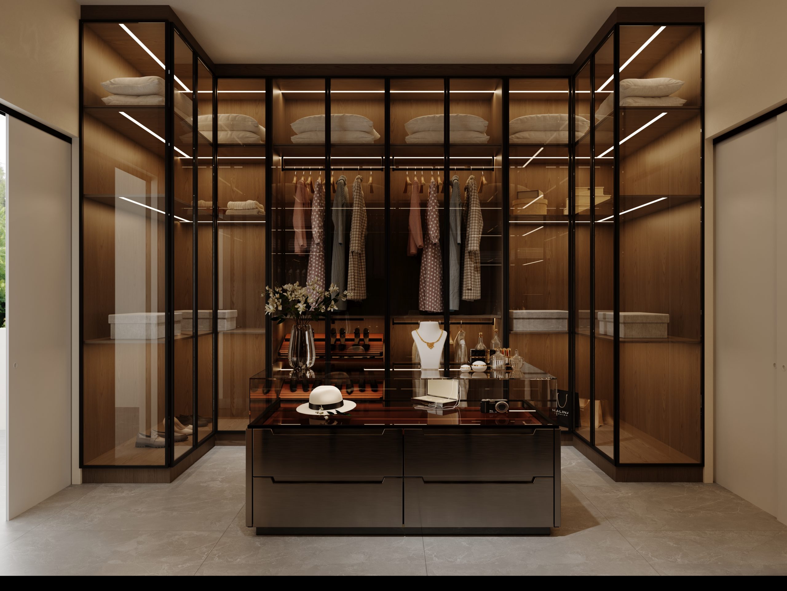 The Architect’s Guide to Slim-Frame Aluminum Glass Doors for High-End Wardrobe Systems
