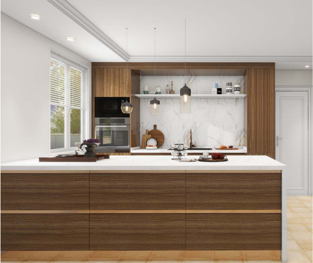 Modern & European Style Melamine Cabinet Project in Norway