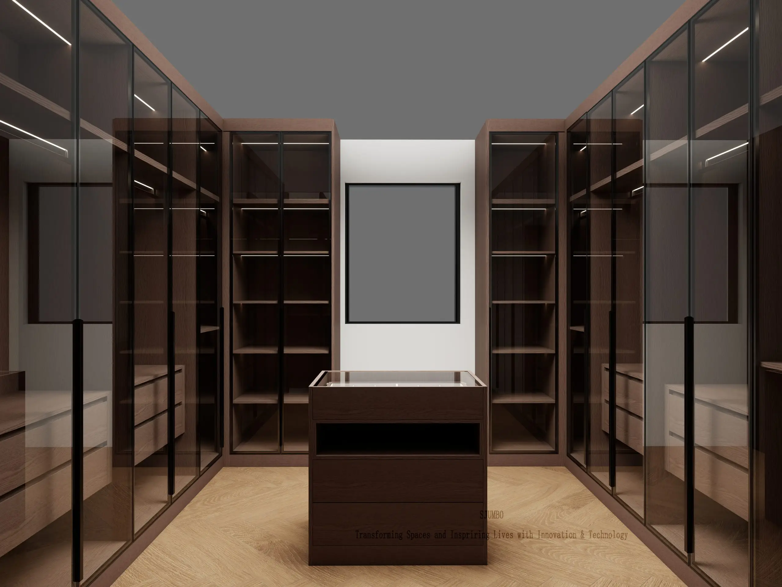 Custom Villa Wardrobe for High-humidity Environment: Sintered Stone vs Plywood Basement Anti-mold Comparison
